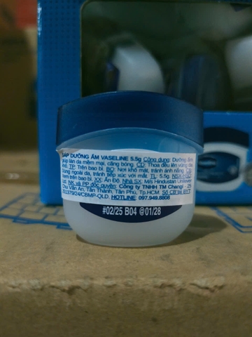 Sáp dưỡng ẩm đa năng Vaseline 5.5g x 48hủ x 16 hộp