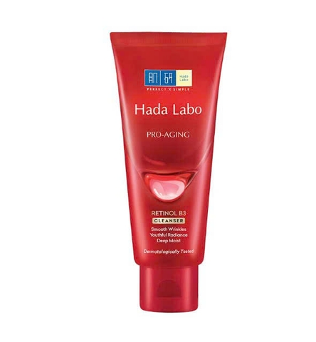 Kem rửa mặt cải thiện dấu hiệu lão hóa HADA LABO ( ĐỎ )