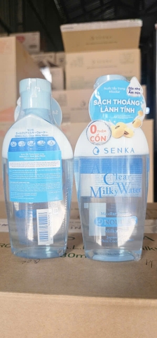 Nước Tẩy Trang Senka Milky 230ml x 36 chai ( xanh dương )