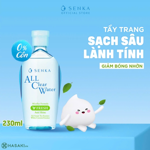 Nước Tẩy Trang Senka FRESH Anti Shine 230ml x 36 chai