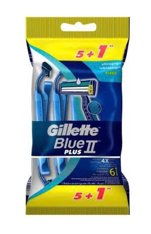 Dao cạo GILLETTE blue ii plus 5+1 6x12(cán xanh) - ảnh 2