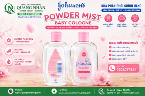 Nước hoa JOHNSON baby 125ml màu hồng - ảnh 2