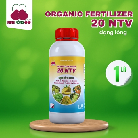 Phân bón hữu cơ Organic Fertilizer 20 NTV – chai 1 lít – dạng nước