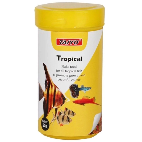 Taiyo Tropical 25g – Thức ăn cá nhiệt đới và cá dĩa