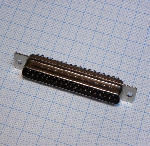 DB-37M 37pin вилка на кабель