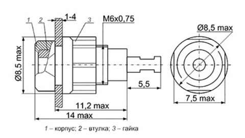 Г1.6 гнездо (синий)