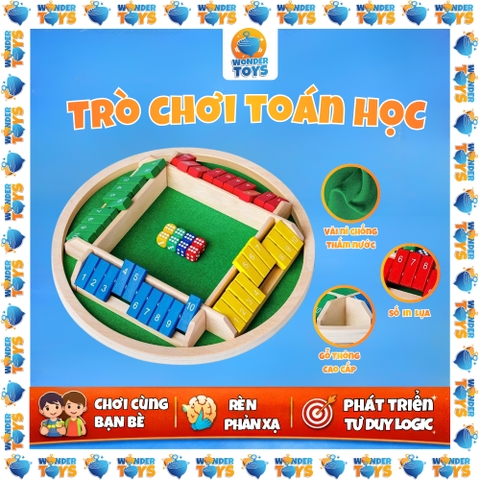 Đồ Chơi Xúc Xắc Đếm Số Chiến Thuật 4 Mặt Phát Triển Tư Duy Sáng Tạo Cho Trẻ WonderToysVN