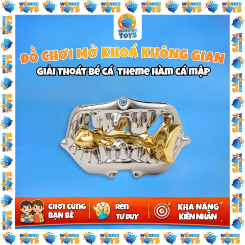 Bộ Puzzle Kim Loại 3D Giải Đố Trí Tuệ - Đồ Chơi IQ Thử Thách Tư Duy Cho Trẻ Em