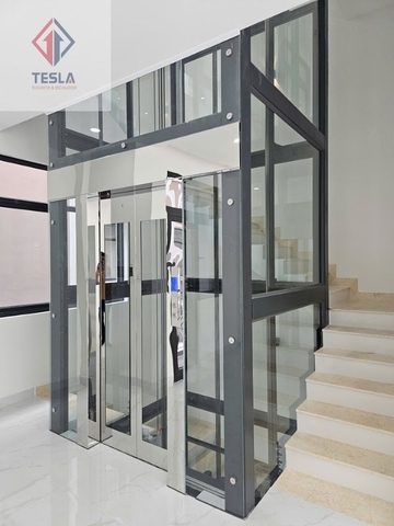 Tesla Luxury Glass 800 – Thang Máy Vách Kính Cao Cấp Nhất