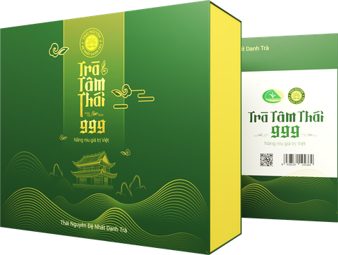 Trà Đinh Cao Cấp hộp cứng 400g Trà Đinh Tân Cương Trà Thái Nguyên