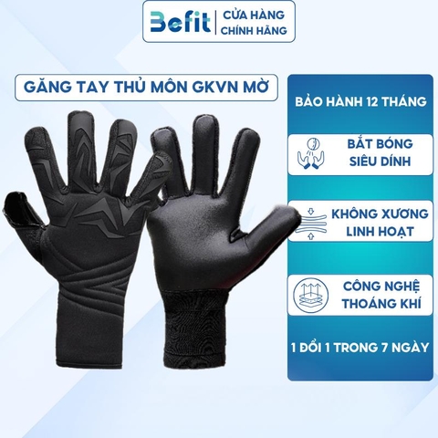 Găng tay thủ môn GKVN Mờ siêu dính chính hãng, Găng bắt bóng chất lượng cao siêu bền, găng chụp bóng bền bỉ