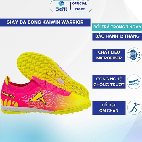 Giày đá bóng Warrior TF sần cỏ nhân tạo chính hãng chất lượng cao, Giày đá bóng cao cấp, siêu nhẹ