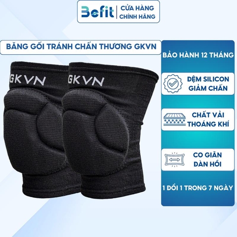 Băng gối thể thao GKVN BEFIT có đệm tránh chấn thương dây chằng khi đá bóng, gym, chạy bộ