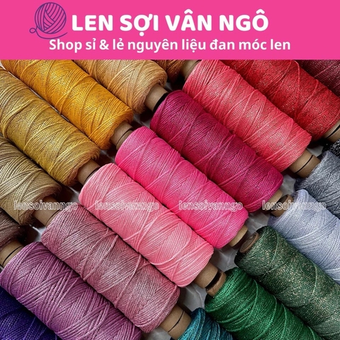 Sợi dệt kim tuyến 2mm Craftyarn VN (cuộn 125gr) (26265)