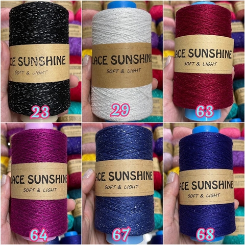 Sợi Lace Sunshine kim tuyến (cuộn 100gr) (26257)