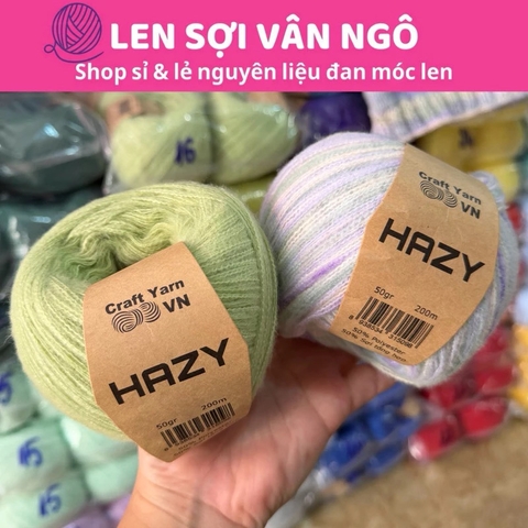 Len HAZY Craftyarn VN (cuộn 50gr) (26334)