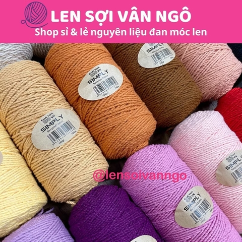 Sợi SIMPLY móc túi/mũ hè (cuộn 150gr) (26260)