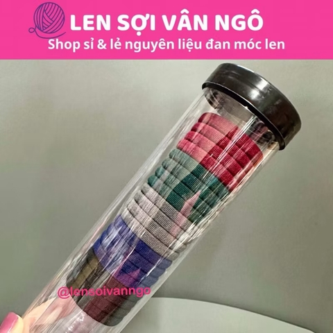 Hộp 20 dây cột tóc đủ màu