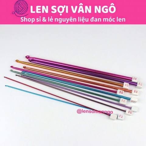 Bộ kim móc Tunisian 11 size (26002)