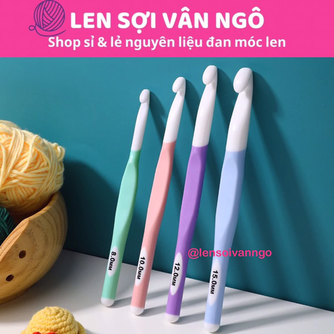 Kim móc nhựa ABS size lớn 6mm - 12mm (26010)