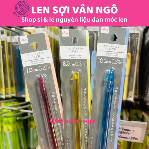 Kim móc len DAISO nội địa Nhật 7mm/8mm/10mm (26014)