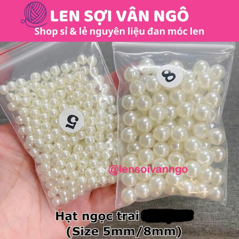 Hạt ngọc nhựa trang trí (26075)