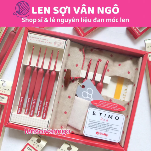 Bộ kim móc Tulip Etimo Red (26210)