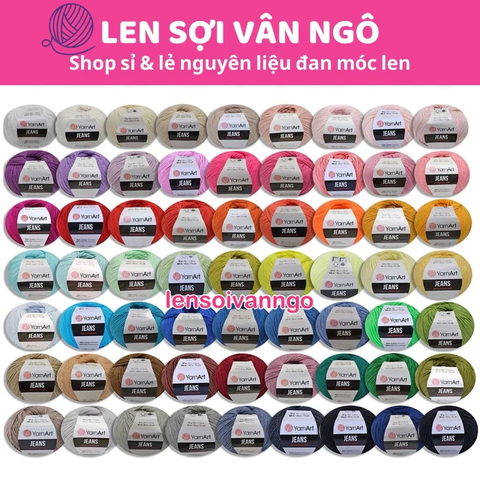 Len YarnArt JEANS Thổ Nhĩ Kì (cuộn 50gr) (26312)
