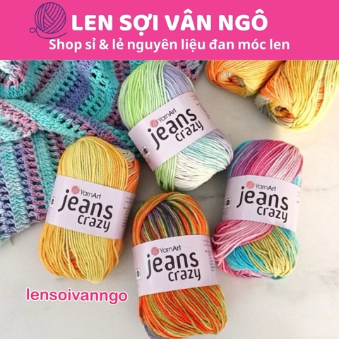 Len YarnArt JEANS CRAZY Thổ Nhĩ Kỳ (cuộn 50gr) (26314)