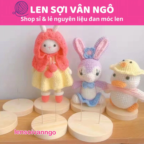 Đế gỗ giữ thú bông (5cm) (26085)