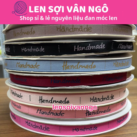 4 mét Ruy băng chữ Handmade (bản 1cm) (26119)