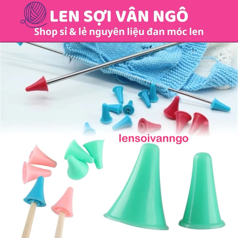 Combo 4 cặp bịt đầu kim đan (giao màu ngẫu nhiên) (26050)