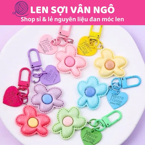 Móc khoá hoa tim (26068)