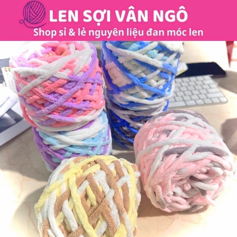 Len Nhung đũa MÀU LOANG (cuộn 90gr) (26307)