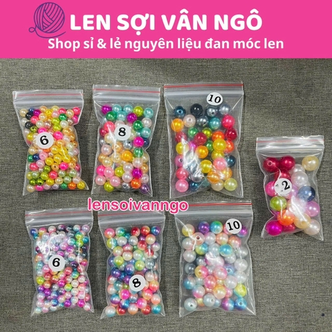 Hạt ngọc nhựa đủ màu (20k/túi 15gr-20gr) (26075)