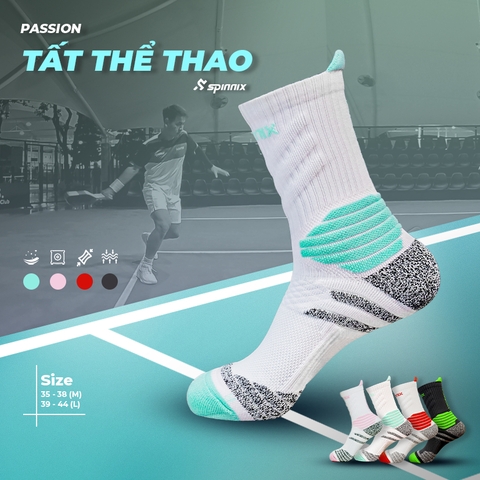Tất thể thao Spinnix Passion