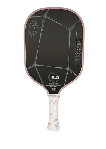 Vợt Pickleball Six Zero Quartz - Hồng
