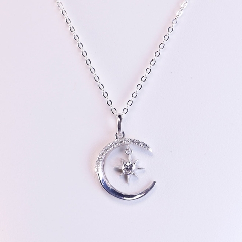 Mặt Dây Mặt Trăng FULL MOISSANITE - SPE107