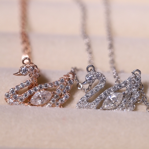 Dây Chuyền Thiên Nga FULL MOISSANITE - SNE235