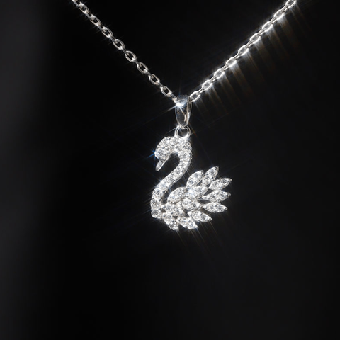 Mặt Dây Thiên Nga FULL MOISSANITE - SPE236(Không kèm dây)