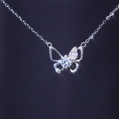 Dây Chuyền Hồ Điệp FULL MOISSANITE - SNE210