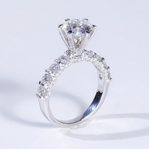 Nhẫn 6 Chấu Nữ Mã SRE079