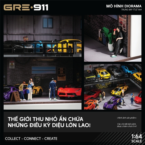 Mô hình Industrial Warehouse Garage 3 tầng GRE911DIO-69