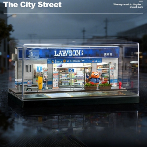 Diorama 1:64 Lawson Convenience Store Scene Phiên bản có Hộp Mica