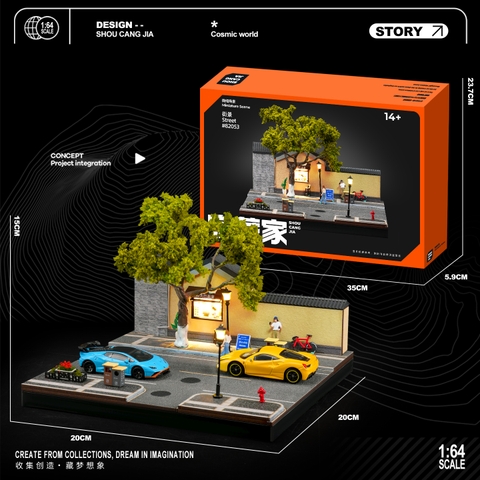 Mô hình studio nghệ thuật phong cách Nanjing - Kèm Figs Sẵn