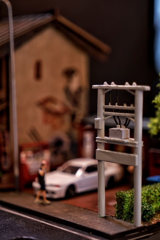 Cột điện đường phố tỉ lệ 1:64 GRE911FIG-77B