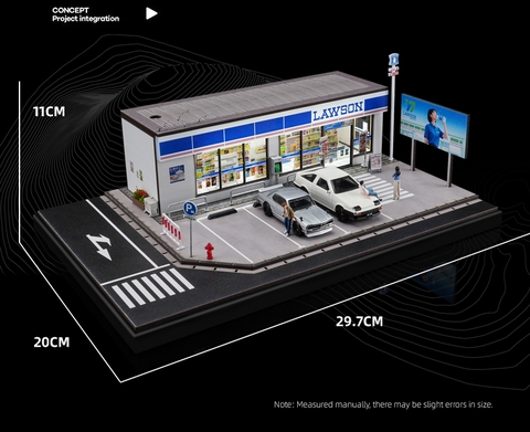 Diorama 1:64 Lawson Convenience Store Scene