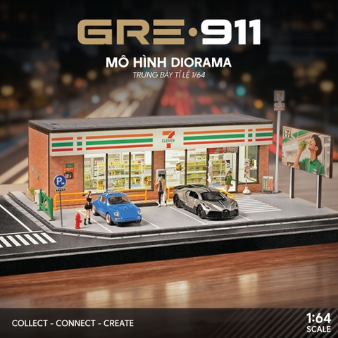 Mô hình Diorama Cửa hàng tiện lợi 7Eleven