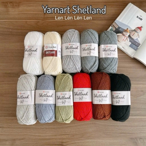 Len Yarnart Shetland-len lông cừu