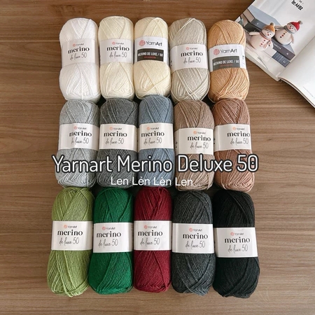 Len Yarnart Merino Deluxe 50